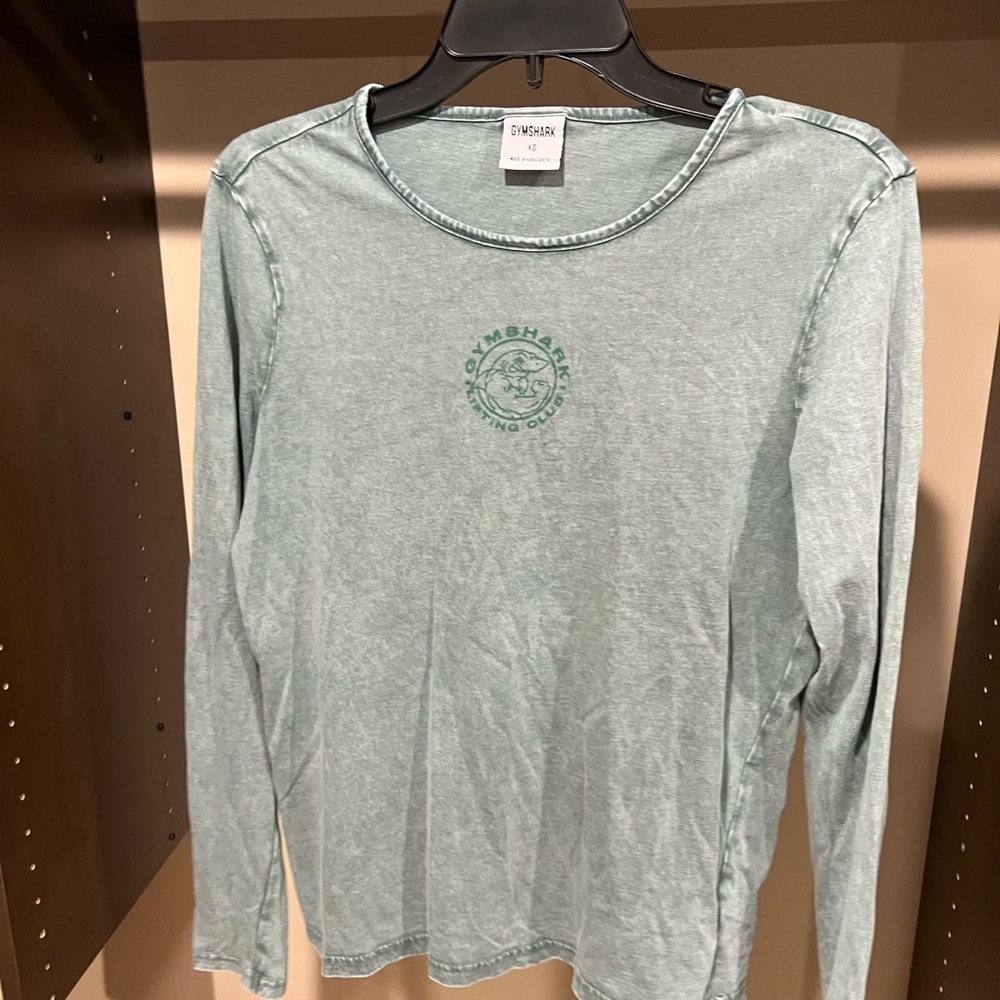 Gymshark Green Long Sleeve Top